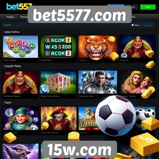 Opções de jogos disponíveis no bet5577.com